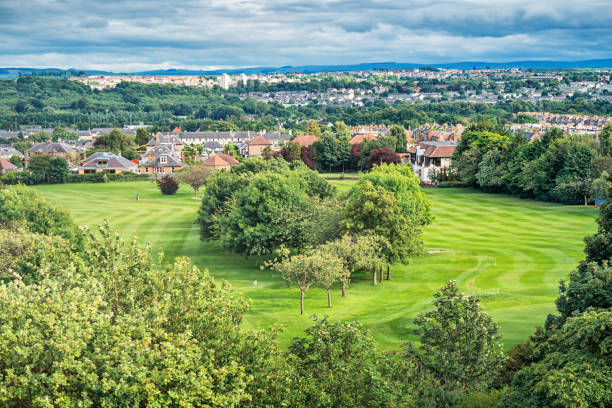 istock Golf course and residential district in Prestonfield Edinburgh Scotland 1077745558
