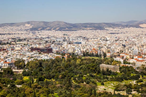 istock Acient Agora: The Temple of Hephaestus and Athens 1077748088