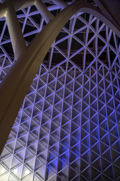 istock Kings Cross and St Pancras concourse ceiling at night 1077751990