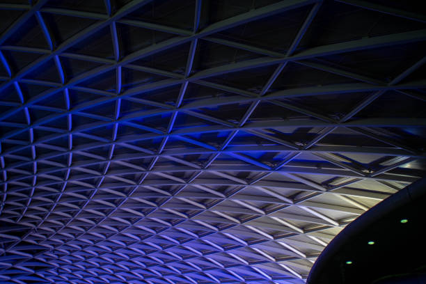 istock Kings Cross and St Pancras concourse ceiling at night 1077752238