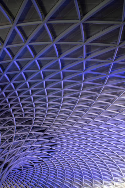 istock Kings Cross and St Pancras concourse ceiling at night 1077752306