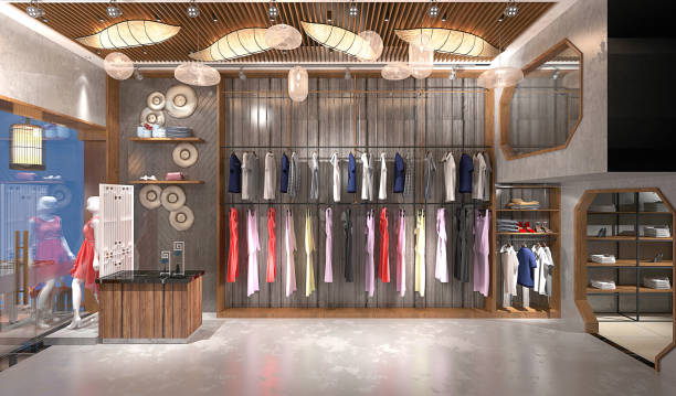 istock 3d render of fashion store 1077756134