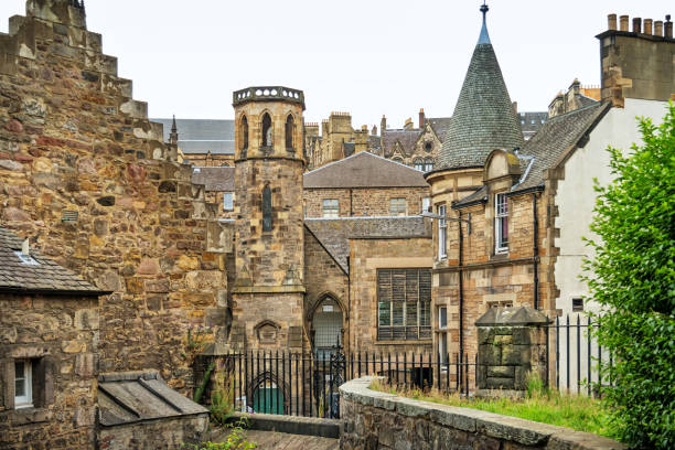 istock Typical stone architecture in old town Edinburgh Scotland 1077761584