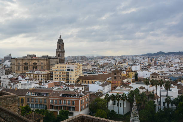 istock City of Malaga from above. 1077786108