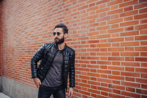 istock Handsome man walking on the street 1077788586