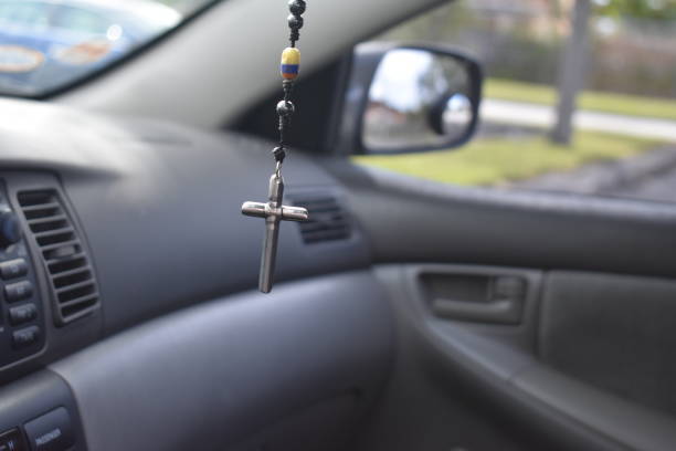 istock Cross in the Car 1077790122
