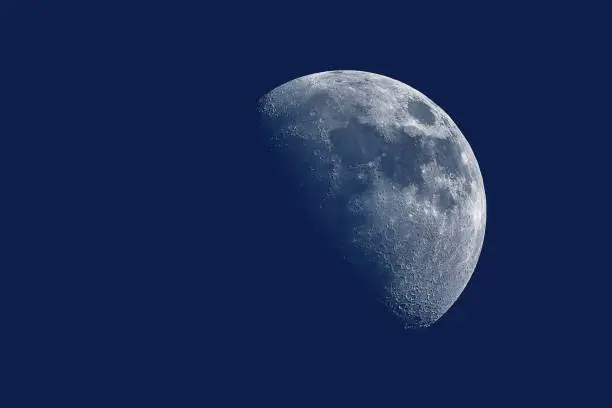 Photo of Half moon with sharp details