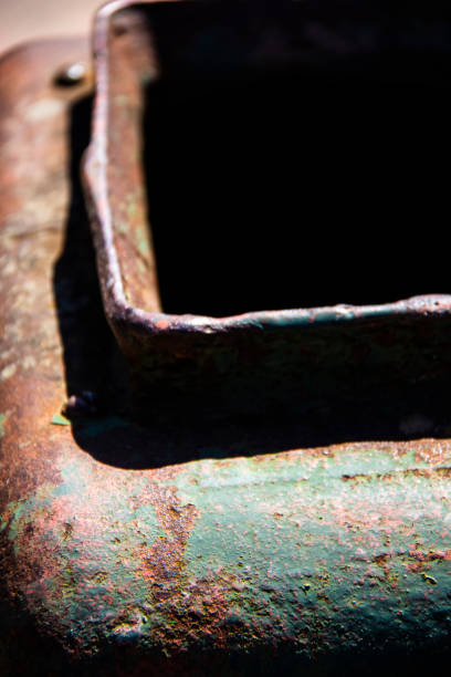 istock Old, Rusted, Metal Container, Farm Equipment 1077822930