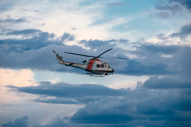 istock Coastguard Rescue Helicopter 1077824932
