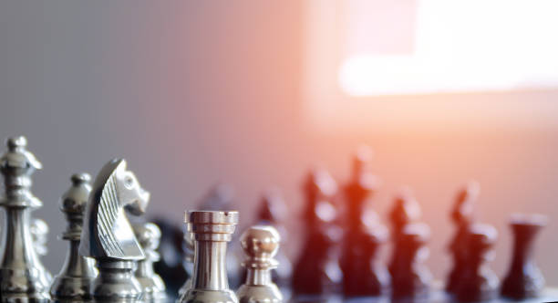 istock chess board game strategy, business success concept 1077842708