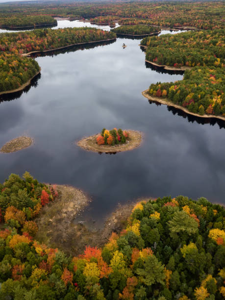 istock Aerial view of a Lake 1077843282