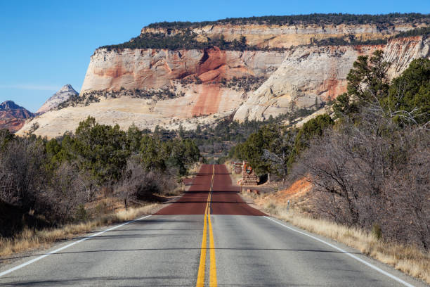 istock Scenic Route in Zion National Park 1077858534