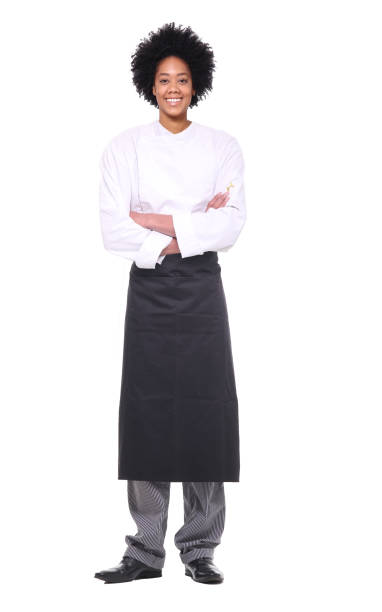 istock Beautiful woman dressed as a cook 1077860902