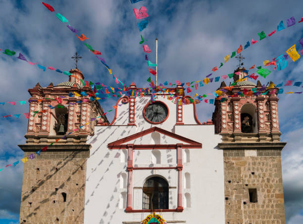 istock Decorated Church in Tlacolula, Mexico 1077866856