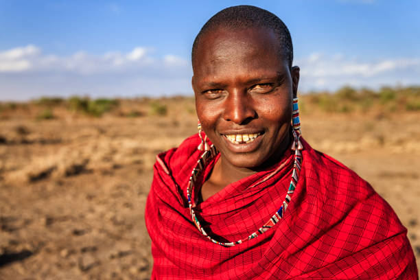 istock Warrior from Maasai tribe, Kenya, Africa 1077878926