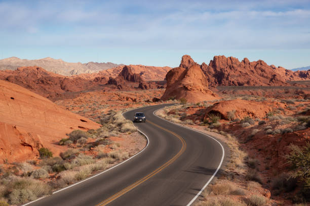 istock Scenic Road in Valley of Fire 1077883552