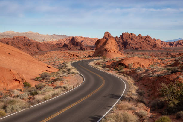 istock Scenic Road in Valley of Fire 1077883578