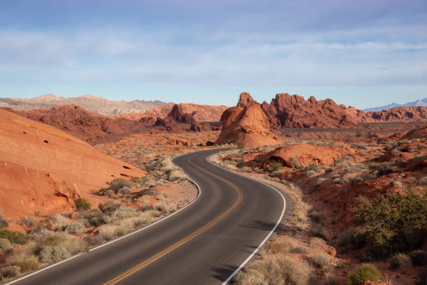 istock Scenic Road in Valley of Fire 1077883580