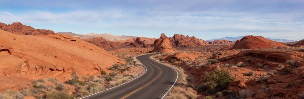 istock Scenic Road in Valley of Fire 1077883612