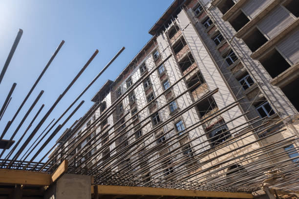 istock reinforcement against the building 1077888748
