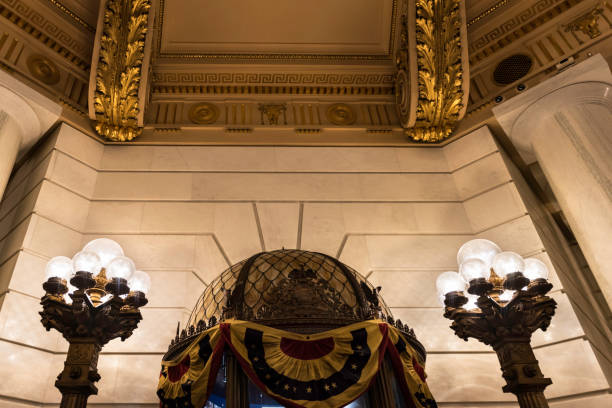 pennsylvania state house of representatives chamber - museum complex the americas north america usa imagens e fotografias de stock