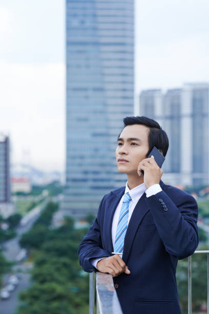 istock Young entrepreneur calling on phone 1077903768