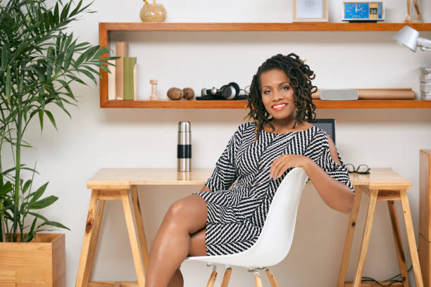 istock Businesswoman at modern office 1077938952