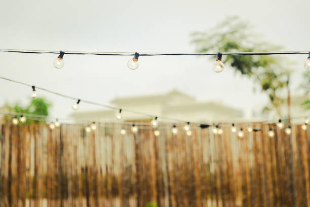 istock Series Lights on a Patio 1077945056