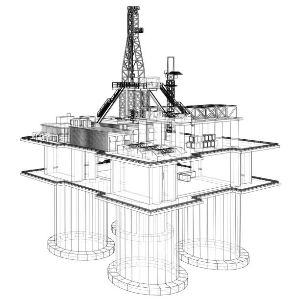 Oil Rig Wireframe 280+ Oil Pump Wireframe Stock Photos, Pictures & Royalty-Free Images ...
