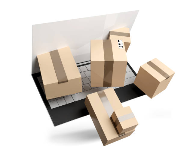istock online shopping packages delivery 3d-illustration 1077957364
