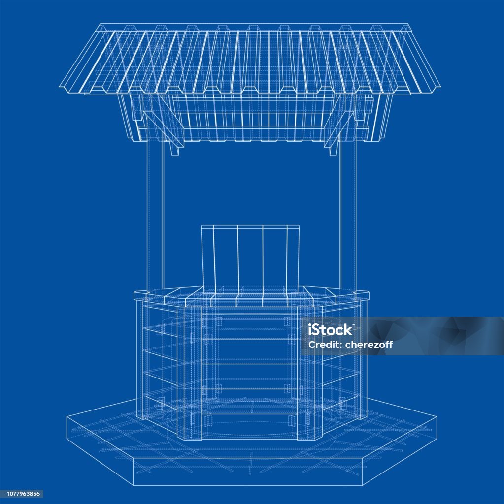 Wate Well Project Water Well Project Vector Stock Illustration - Download Image Now ...