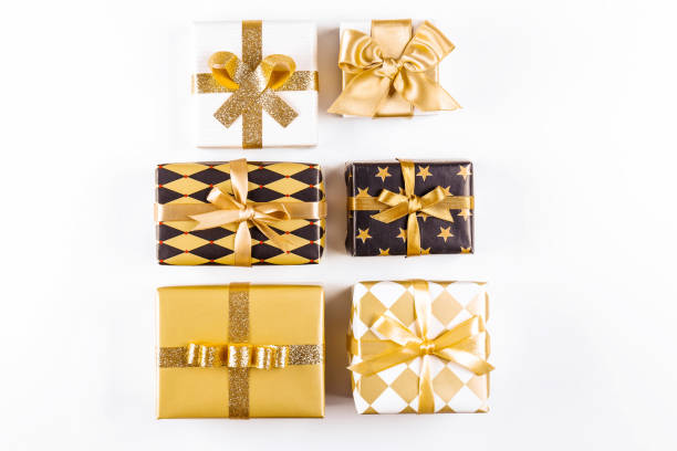 istock Christmas mood image with colorful presents. 1077969762