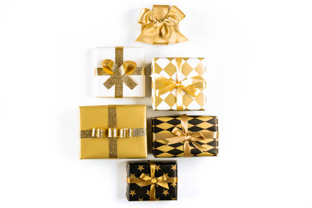 istock Christmas mood image with colorful presents. 1077969782