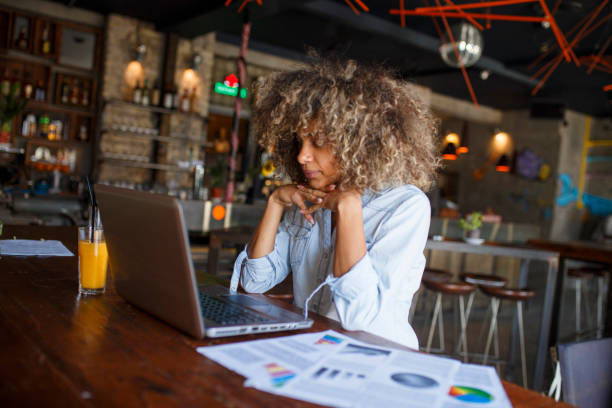 istock College student takes a break while studying in coffee shop 1077981910
