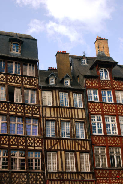 istock Half-timbered houses in Rennes 1077985768