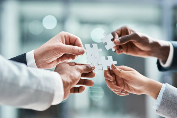 istock Working together to solve any challenges they may face 1077988808