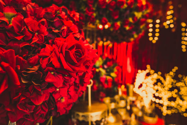 istock Chinese style red beautiful background 1077993306