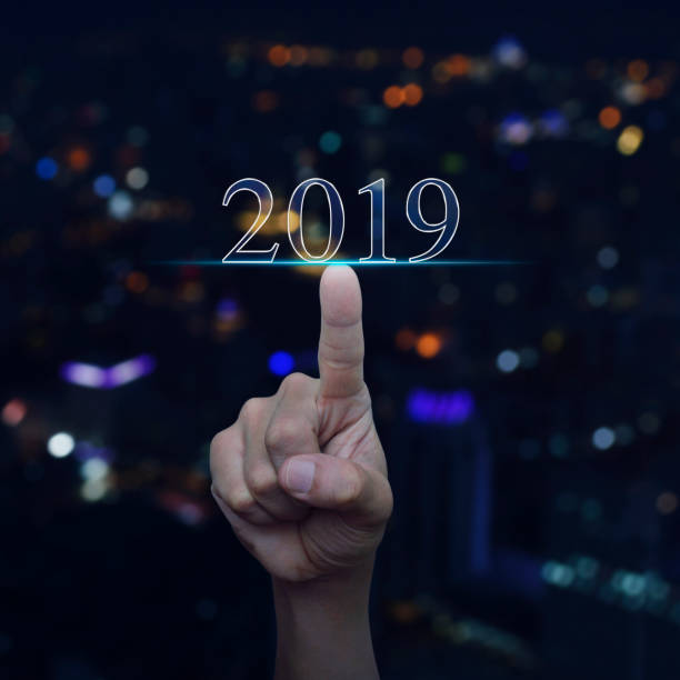 istock Happy new year 2019 cover concept 1077993542