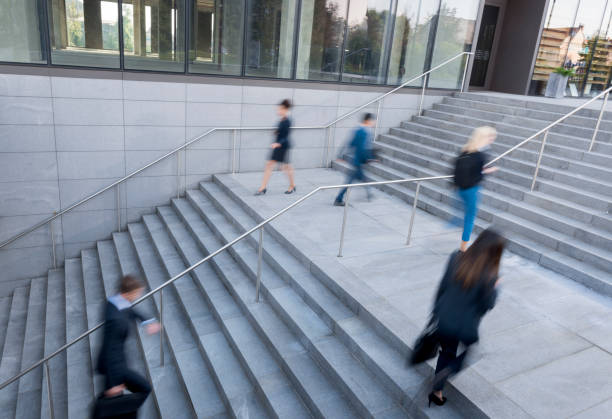 istock Business people walking at outdoors 1077996462