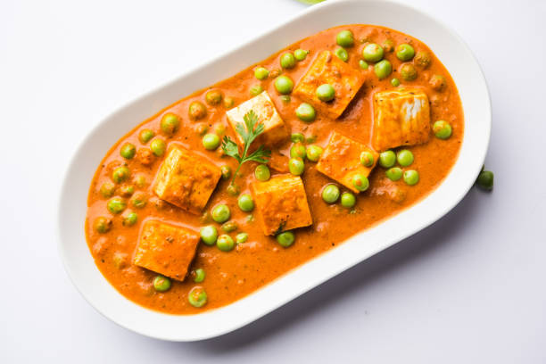 istock Green peas or matar paneer curry recipe, served in a bowl. selective focus 1078000864