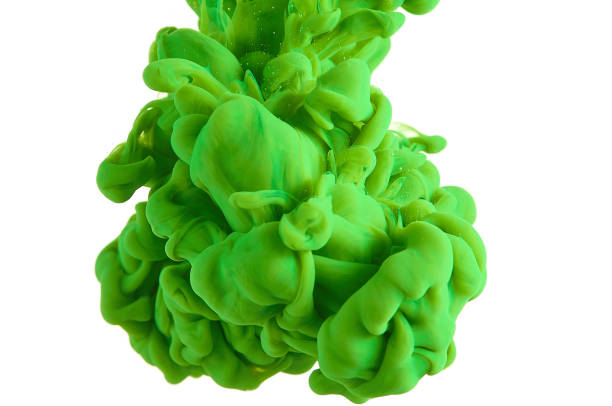 istock Ink in water. Splash paint mixing. Multicolored liquid dye. Abstract  sculpture background color 1078004942