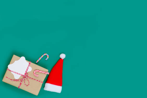 istock Christmas background of sweets and presents 1078005324