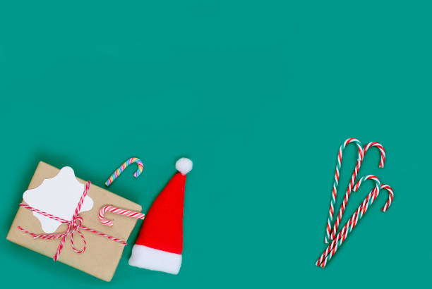 istock Christmas background of sweets and presents 1078005334
