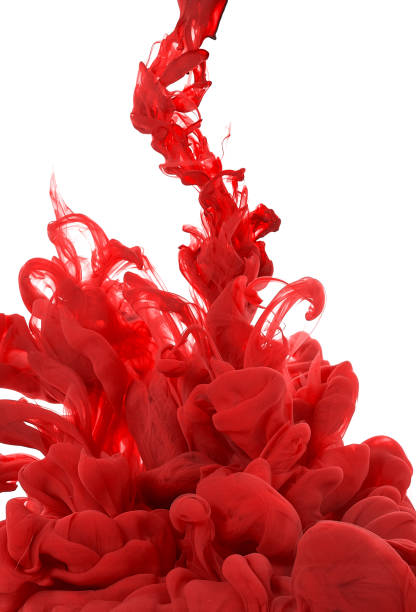 istock Ink in water. Splash paint mixing. Multicolored liquid dye. Abstract  sculpture background color 1078005974
