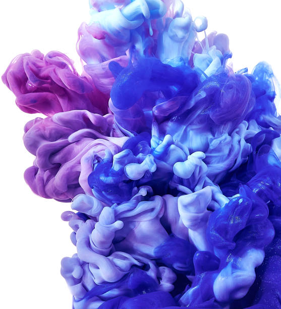 istock Ink in water. Splash paint mixing. Multicolored liquid dye. Abstract background color 1078006148