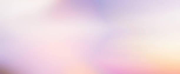 abstrakt verwischen schönheit sonnenuntergang skyline szene mit pastell farbe hintergrunddesign als banner, werbung und präsentation konzept - lila stock-fotos und bilder