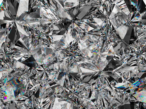 istock gemstone texture and kaleidoscope. top view of round gemstone 3d render, 3d illustration 1078026298