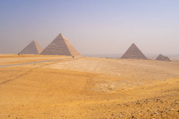 istock Pyramids of Giza near Cairo Egypt 1078026512
