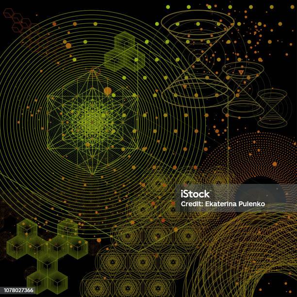 Abstract Math And Science The Science And Mathematics Abstract Background Stock Illustration ...