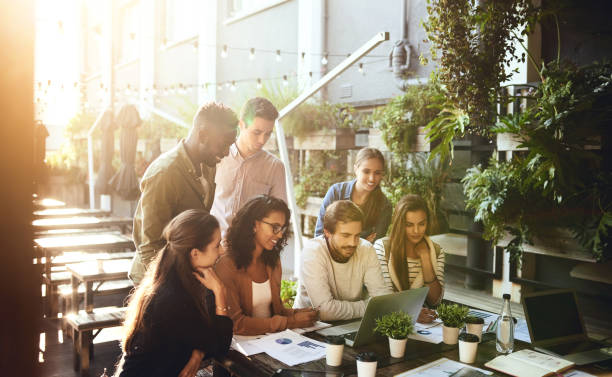 istock Off site productivity at it’s best 1078027752